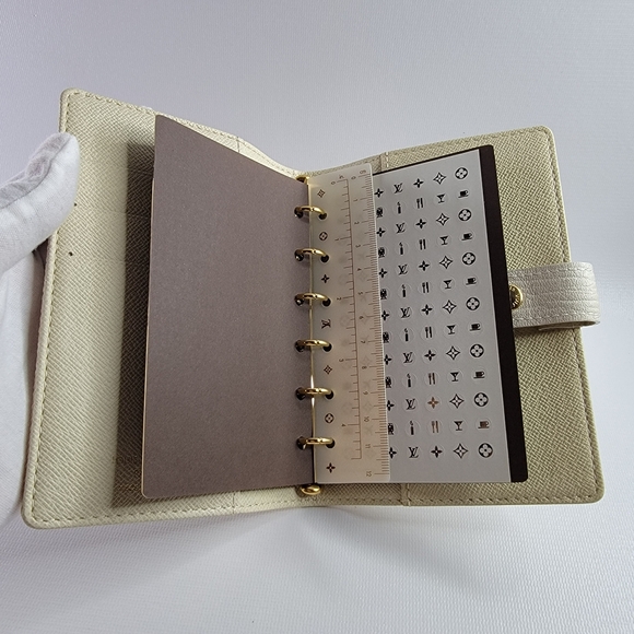 LOUIS VUITTON Monogram Mini Lin Agenda PM Notebook Cover - Picture 5 of 12
